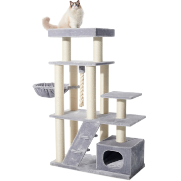 NOBBY Kratzbaum "KILIS", hellgrau, 100 x 50 x...