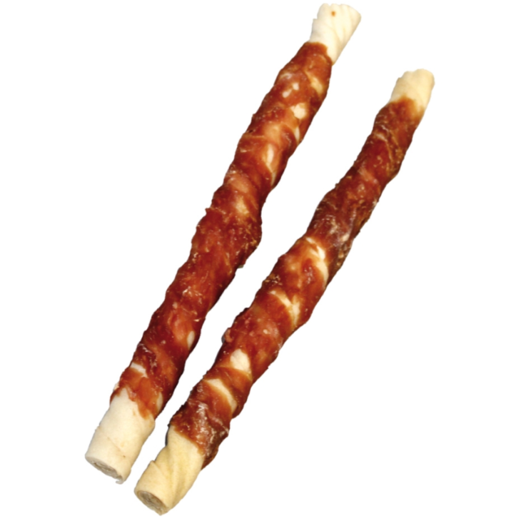 Hunde - Snacks NOBBY StarSnack Barbecue "Wrapped Duck XL", 27 cm, Ø 2 cm