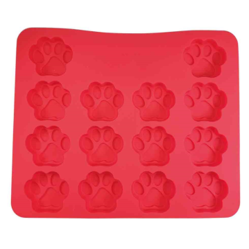 NOBBY Silikon Backform "Paw", rot, 30 x 25 cm