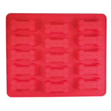 NOBBY Silikon Backform "Bone", rot, 30 x 25 cm