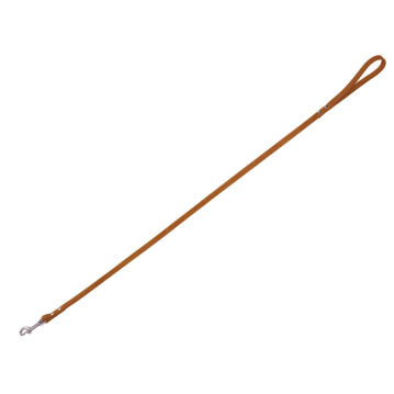 NOBBY Lederleine "Tabil", cognac, L: 1 m, B: 14 mm