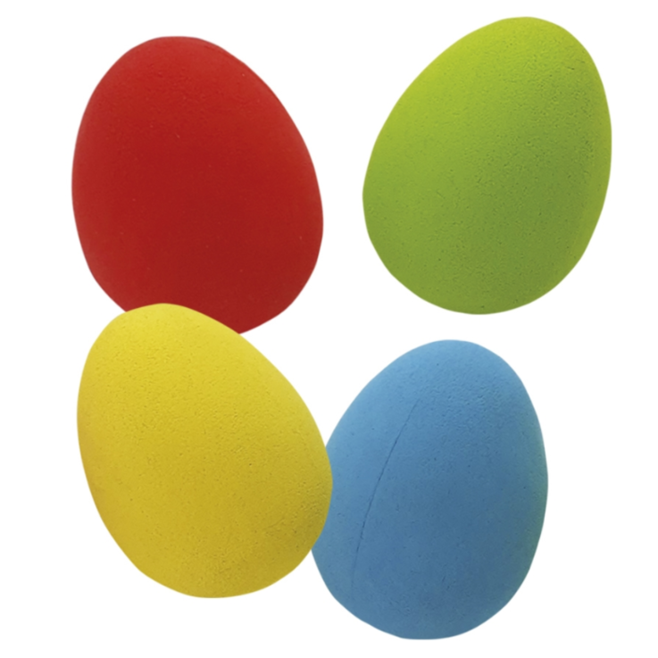 NOBBY Vollgummi Spielzeug "Egg", verschiedene Farben, 5,5 cm