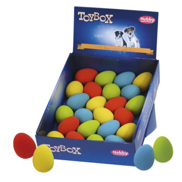 NOBBY Vollgummi Spielzeug "Egg", verschiedene...