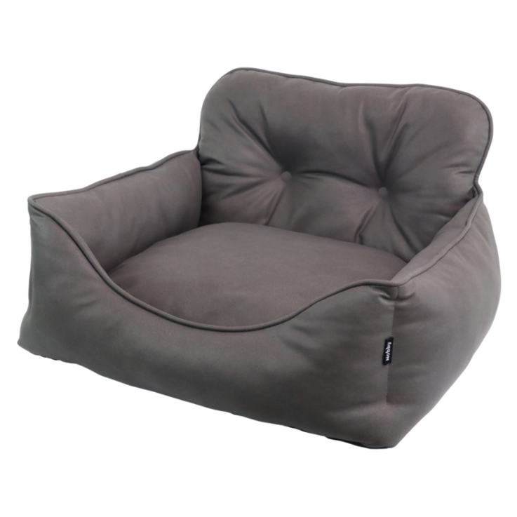 NOBBY Komfortbett "Enock", dunkelgrau, 75 x 70 x 22/38 cm