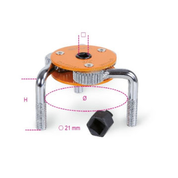 BETA Selbstspannender Ölfilterschlüssel,...