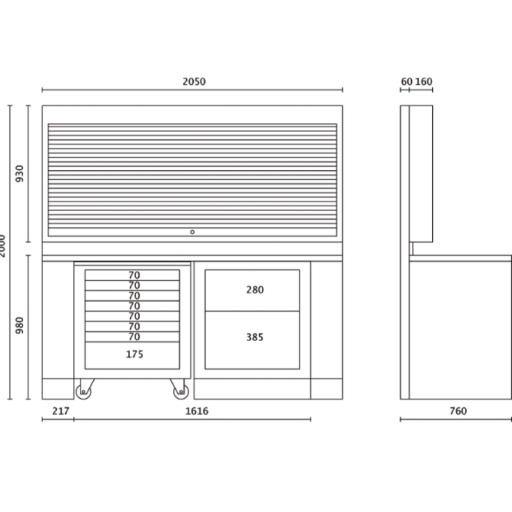 BETA Kombi-Werkstatteinrichtung RSC55