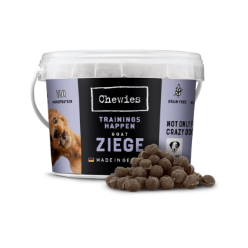 Hunde - Leckerli CHEWIES  Trainings - Happen Ziege, 300 g