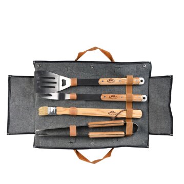 ESSCHERT DESIGN Denim Grillwerkzeugset