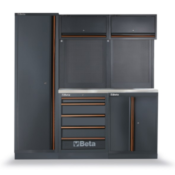 BETA Kombi-Werkstatteinrichtung mit Arbeitsplatte aus MDF