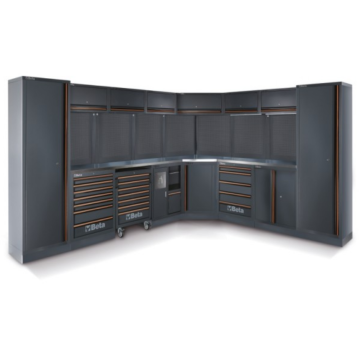 BETA Kombi-Werkstatteinrichtung, Arbeitsplatte aus MDF