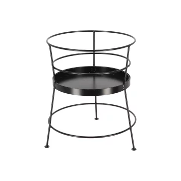 ESSCHERT DESIGN Feuerkorb f&uuml;r Schwedenfeuer, schwarz