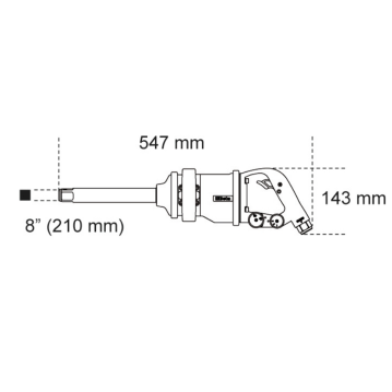 BETA Schlagschrauber 1",  mit Rechts- und Linkslauf