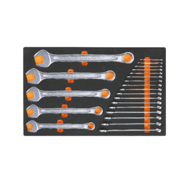 BETA Schaumstoffeinsatz mit Ring-Maulschl&uuml;sseln