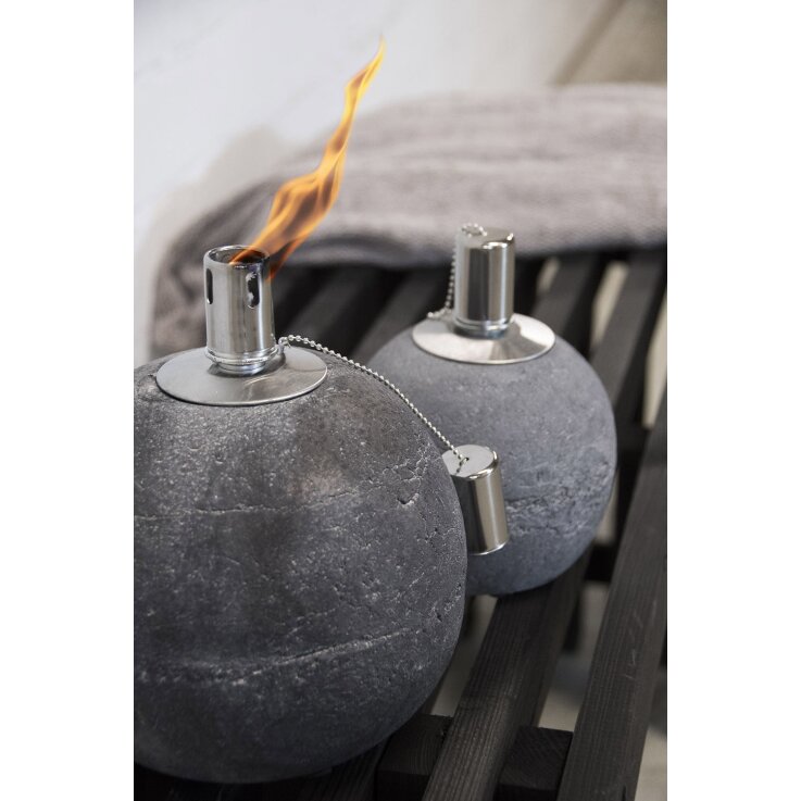 ESSCHERT DESIGN Öllampe "Beton", L