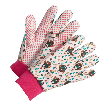 Kinderhandschuh Eule Pink Gr&ouml;&szlig;e 5