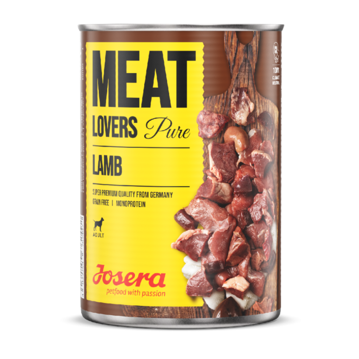 Hunde - Nassfutter JOSERA Meat Lovers Pure Lamb