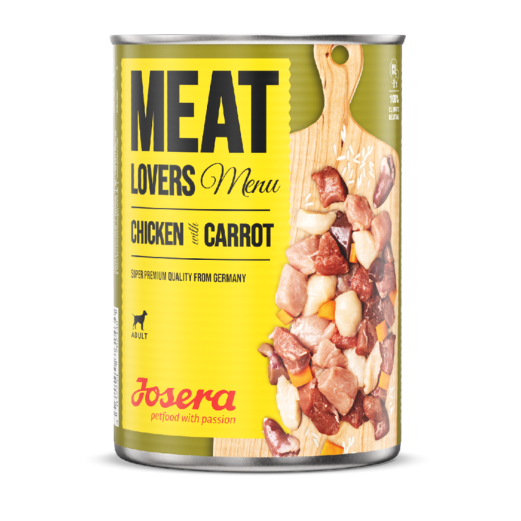 Hunde - Nassfutter JOSERA Meat Lovers Menü Chicken & Carrot