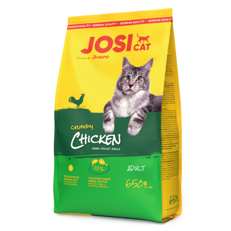 Katzen - Trockenfutter JOSERA JosiCat Crunchy Chicken, 650 g