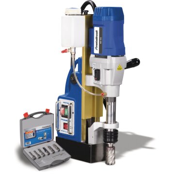 METALLKRAFT Magnetkernbohrmaschine MB 502 Aktions-Set