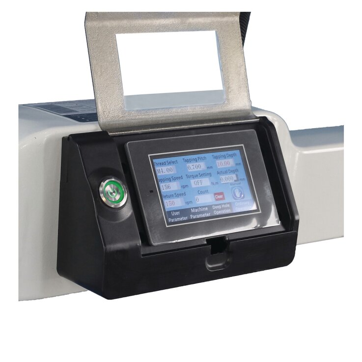 METALLKRAFT Elektrische Gewindeschneidmaschine GS 1100-16 E Aktions-Set inkl. Unterbau