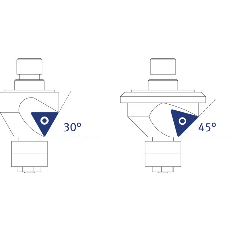 METALLKRAFT Kantenentgrater KE 6-2