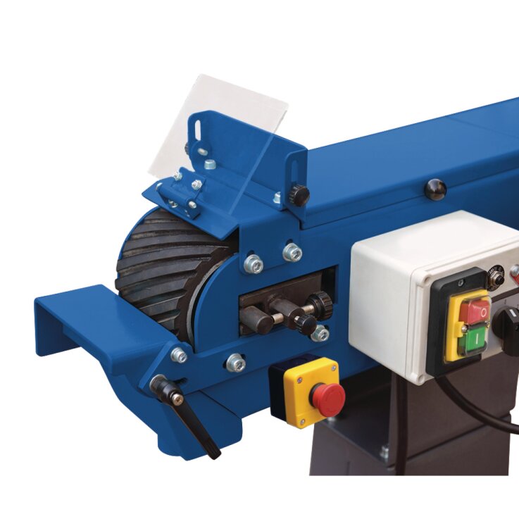 METALLKRAFT Bandschleifmaschine MBSM 100-140-1 (230V) Aktions-Set inkl. Unterbau