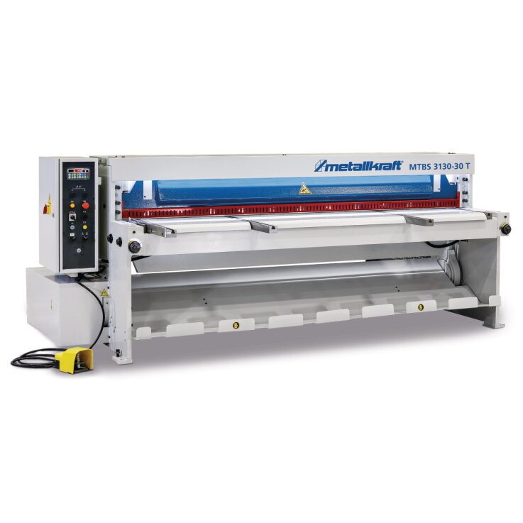 METALLKRAFT Motorische Tafelblechschere MTBS 3130-30 T