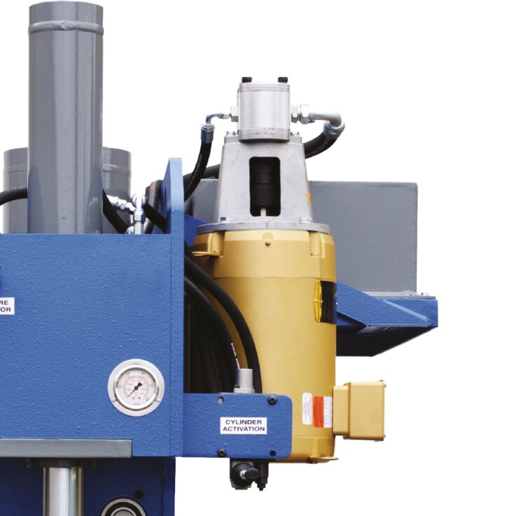 METALLKRAFT Vollhydraulische Werkstattpresse WPP 50-12 RP