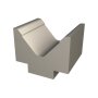 METALLKRAFT 1-V-Matrize 85&deg; / V=63 mm / L&auml;nge 200 mm