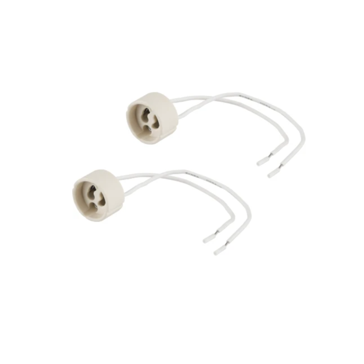 Lampenfassung GZ10/GU10 für Hochvolt-Halogenleuchtmittel