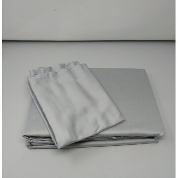 Satty Satin - Bettwäsche, grau, 140 x 200 cm