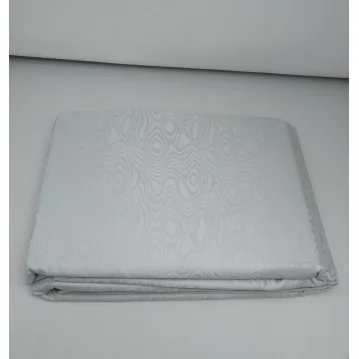 Satty Satin - Bettwäsche, hellgrau mit Muster, 160 x...