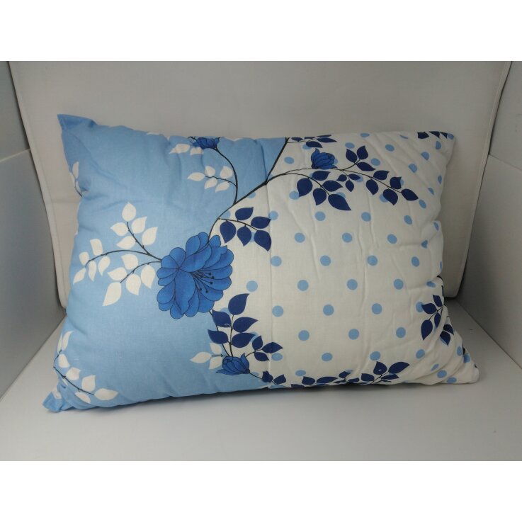 Sleepy Kissen, blau / weiß, 50 x 70 cm
