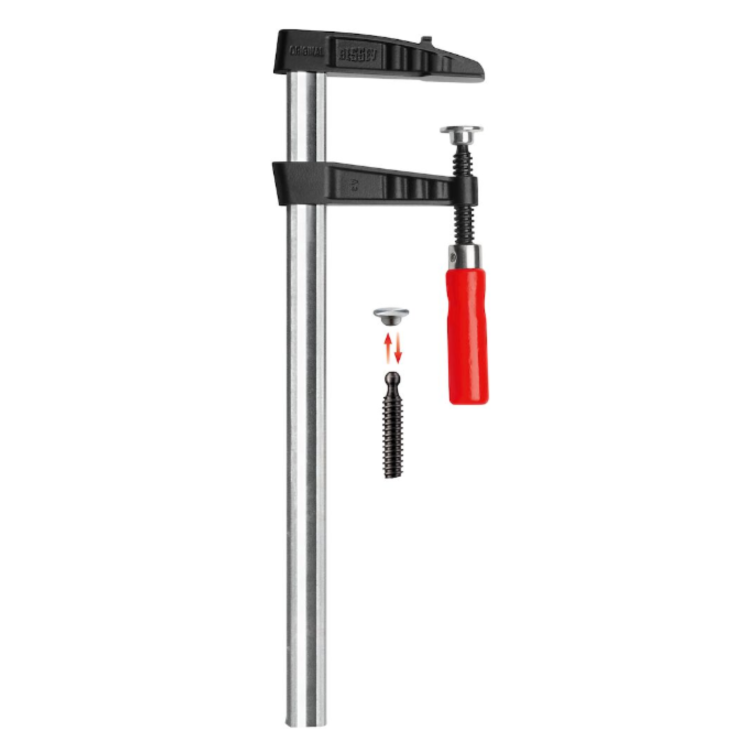 BESSEY Temperguss-Schraubknecht TGK mit Holzgriff