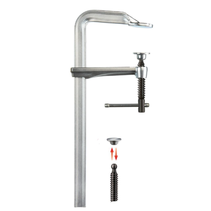 BESSEY Ganzstahl-Schraubzwinge GZ mit Knebelgriff