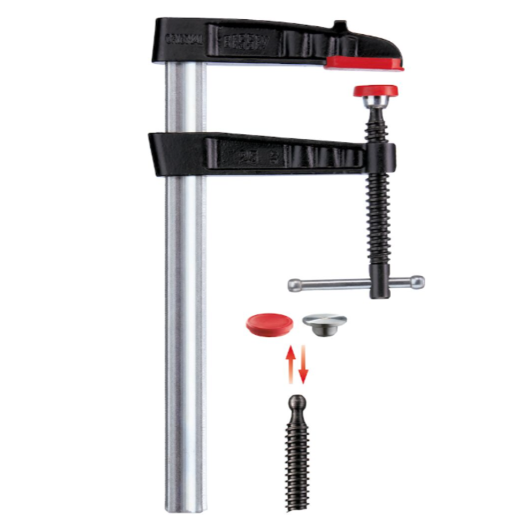 BESSEY Temperguss-Schraubzwinge TG mit Knebelgriff