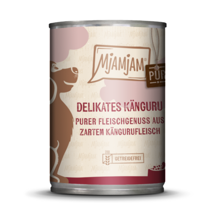 Hunde - Nassfutter MjAMjAM Adult Delikates Känguru pur