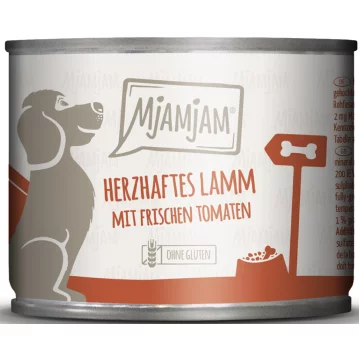 Hunde - Nassfutter MJAMJAM Dog Adult Lamm &amp; Reis