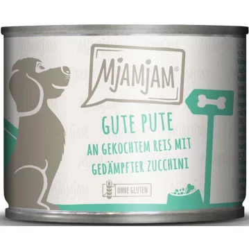 Hunde - Nassfutter MJAMJAM Dog Adult Pute &amp; Reis