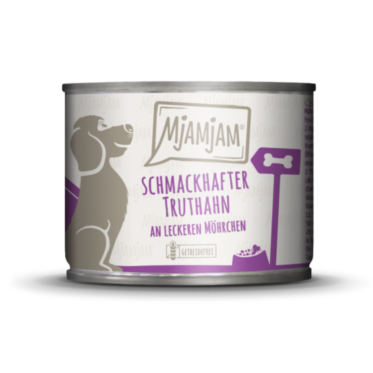 Hunde - Nassfutter MjAMjAM Adult Schmackhafter Truthahn an leckeren Möhrchen