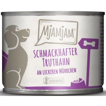 Hunde - Nassfutter MJAMJAM Dog Adult Truthahn &amp; Karotte
