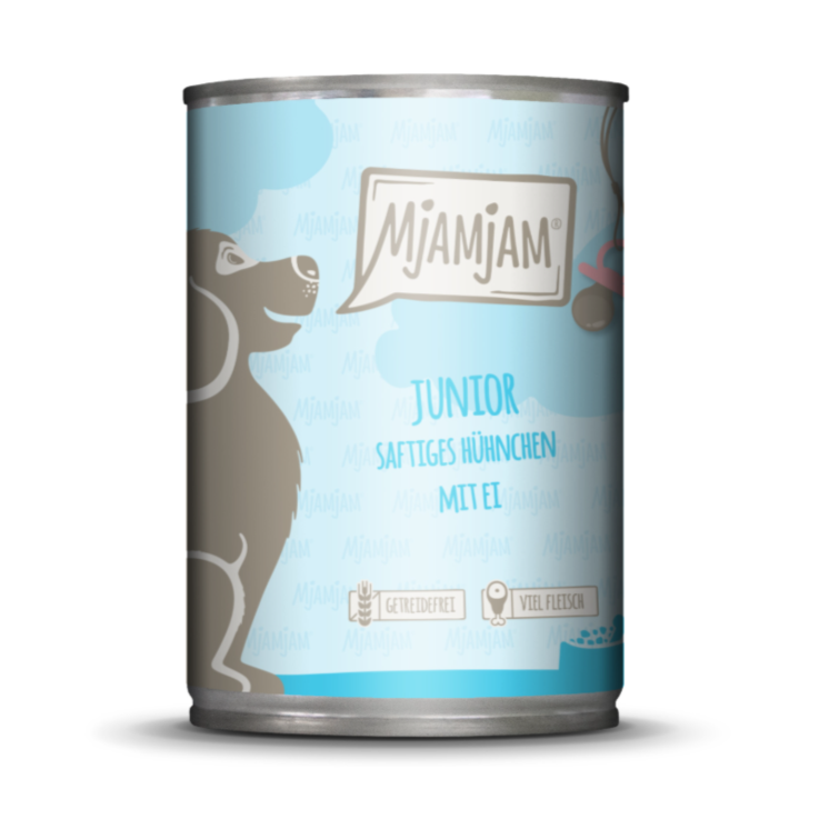 Hunde - Nassfutter MjAMjAM Junior Huhn & Ei