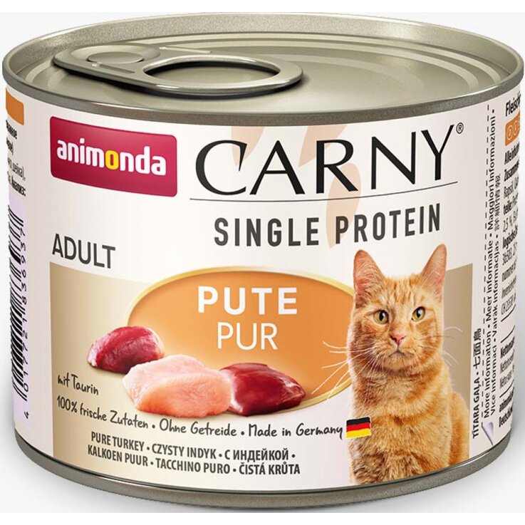 Katzen - Nassfutter ANIMONDA Carny Adult Single Protein Pute pur