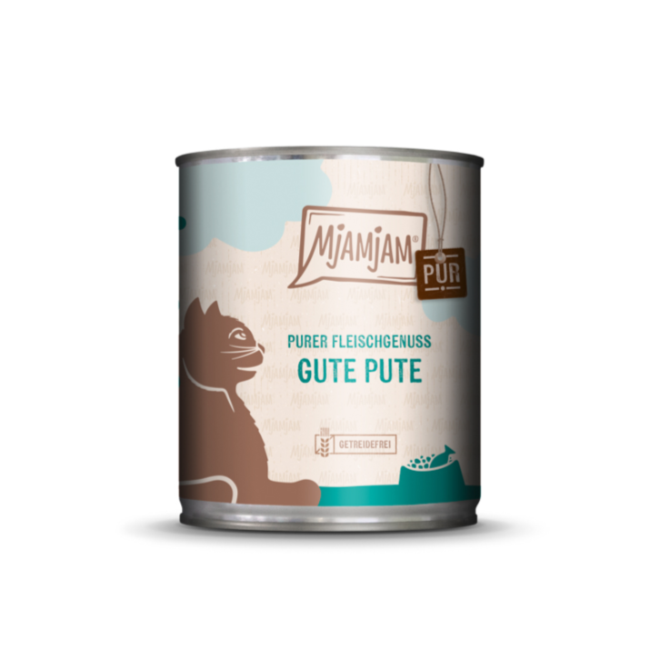 Katzen - Nassfutter MjAMjAM Adult Pute pur