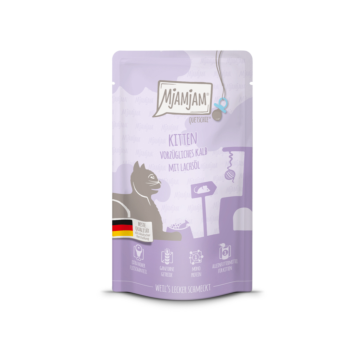 Katzen - Nassfutter MjAMjAM Kitten Kalb &amp; Lachs&ouml;l