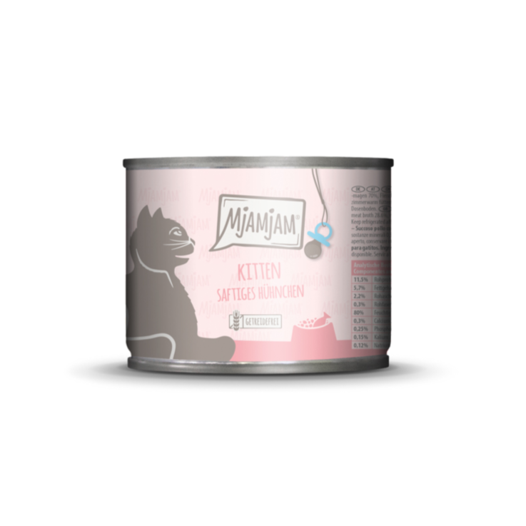 Katzen - Nassfutter MjAMjAM Kitten Saftiges Hühnchen mit Lachsöl