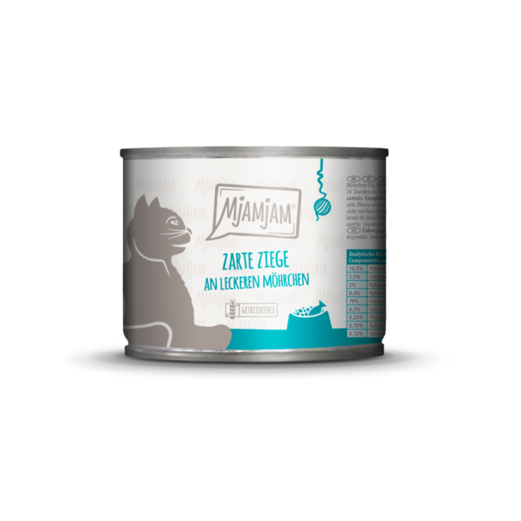 Katzen – Nassfutter MjAMjAM Adult Zarte Ziege an leckeren Möhrchen