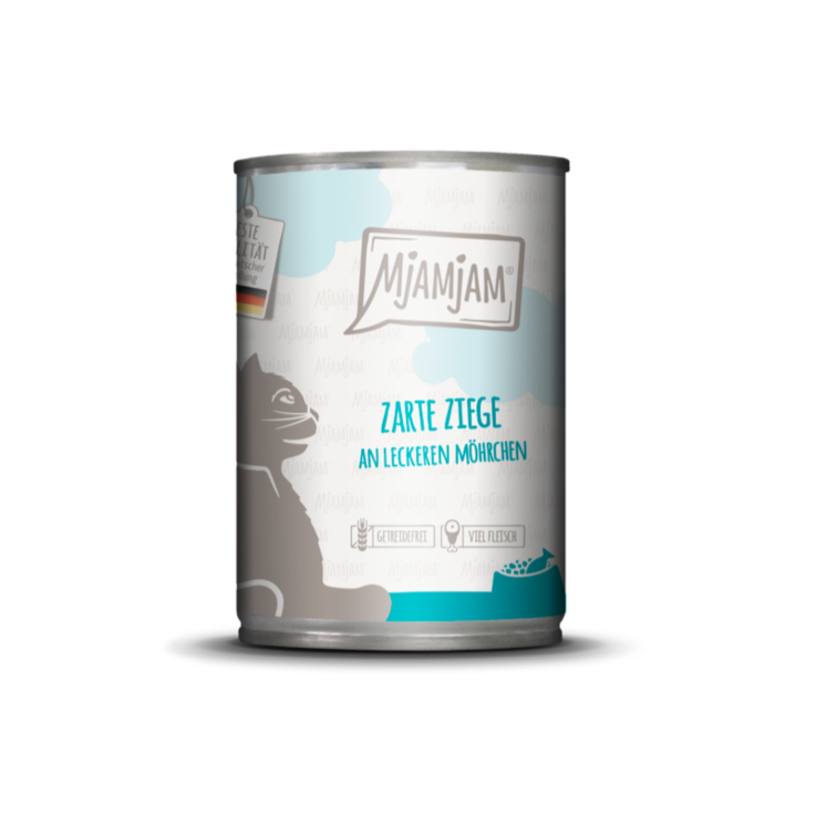 Katzen – Nassfutter MjAMjAM Adult Zarte Ziege an leckeren Möhrchen