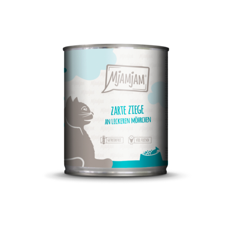 Katzen – Nassfutter MjAMjAM Adult Zarte Ziege an leckeren Möhrchen