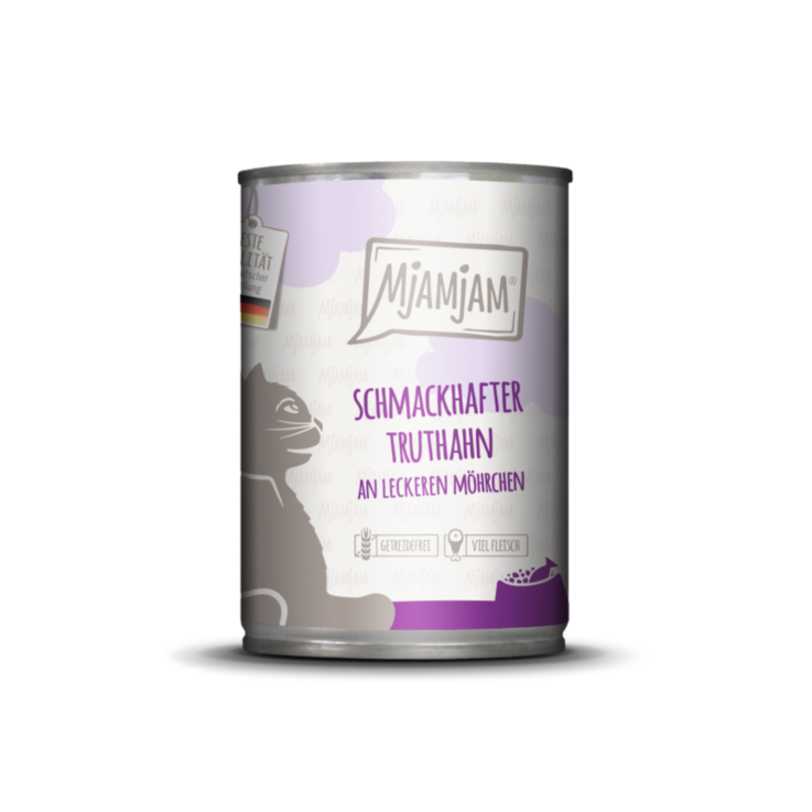 Katzen - Nassfutter MjAMjAM Adult Truthahn & Möhrchen